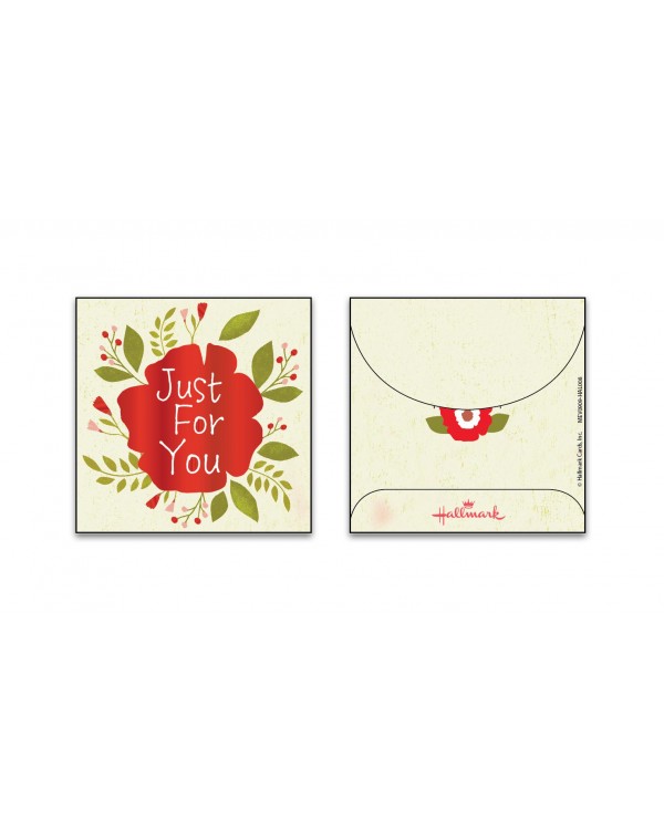 Money Envelope Small - MEV0909-HAL008 - Flower - Just For You